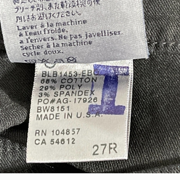 AG The Ally Color Blocked Legging Jeans Women’s Size 27R ADRIANO GOLDSCHMIED - Picture 5 of 7